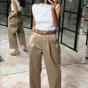 NWT Zara Belted Jumpsuit
